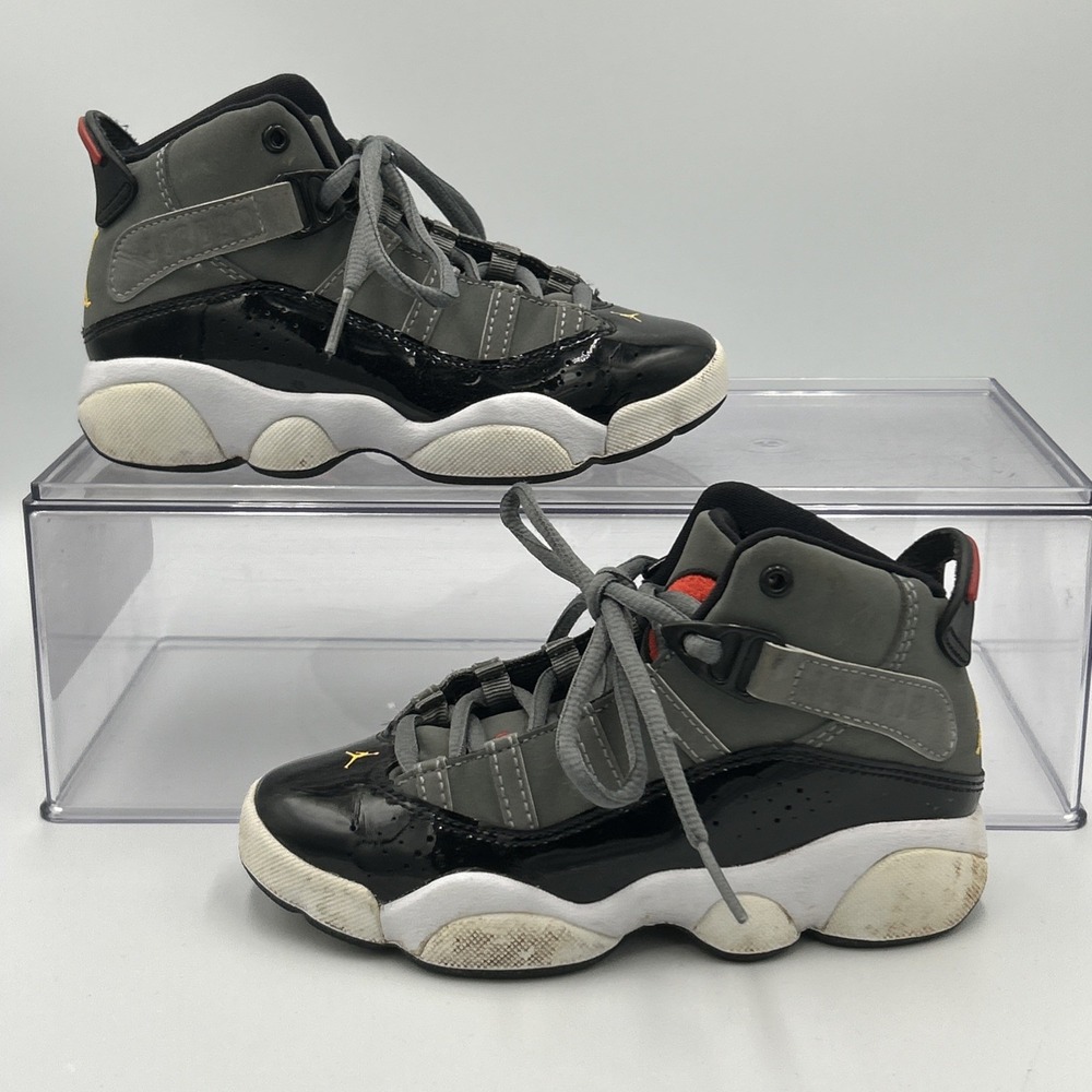 Nike  Air Jordan 6 Rings Win Like 96 Shoes Two3 Gray Black Size 11C Basketball